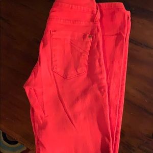 Bright Red Blue Jeans!